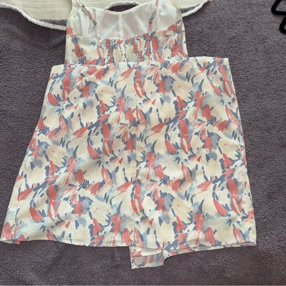 Abercrombie & Fitch Cream Maxi Sundress Spaghetti Strap